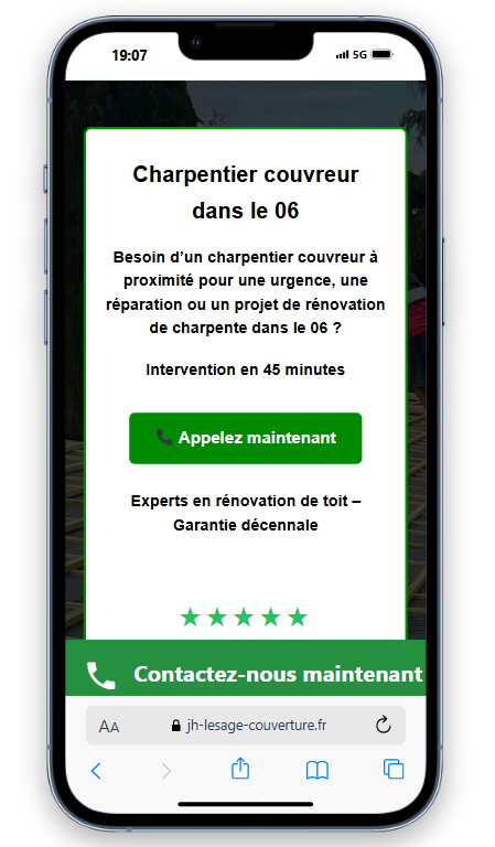 Création site web