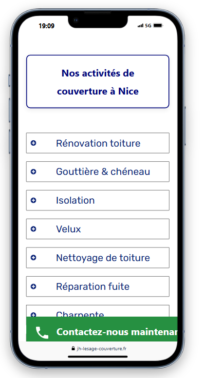 Les différents services